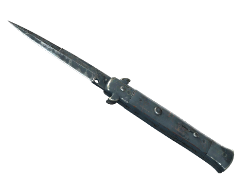 Stiletto Knife | Night Stripe закаленное в боях для CS2