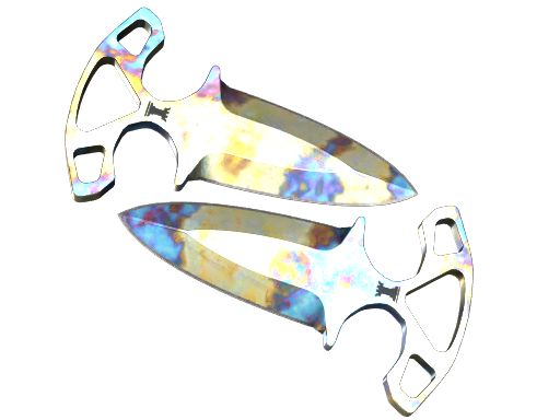 Shadow Daggers | Case Hardened после полевых испытаний для CS2