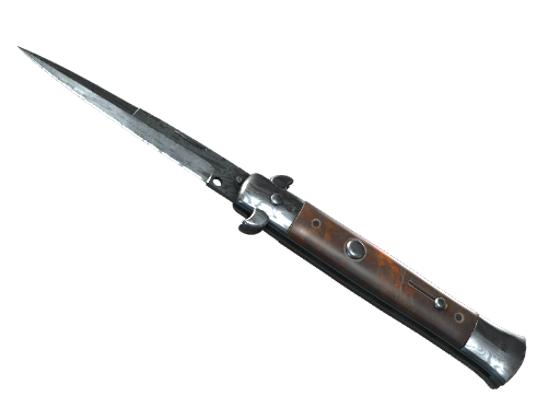 Stiletto Knife | Damascus Steel после полевых испытаний для CS2