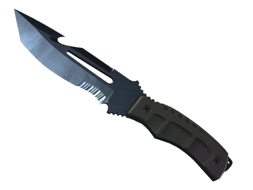 Survival Knife | Blue Steel немного поношенное для CS2