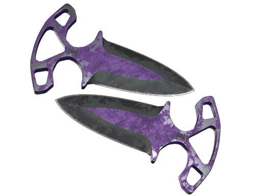 Shadow Daggers | Ultraviolet закаленное в боях для CS2