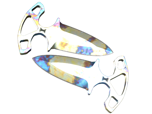 Shadow Daggers | Case Hardened немного поношенное для CS2