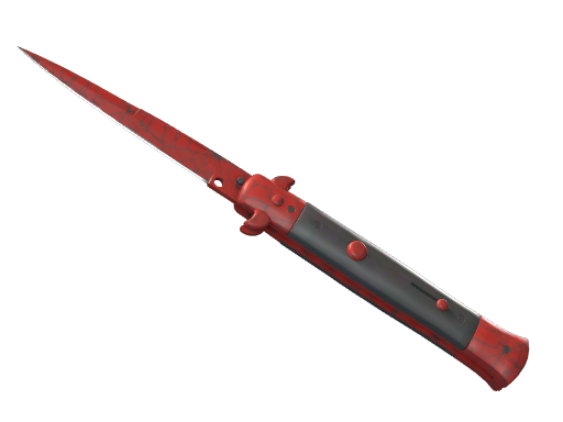 Stiletto Knife | Crimson Web немного поношенное для CS2