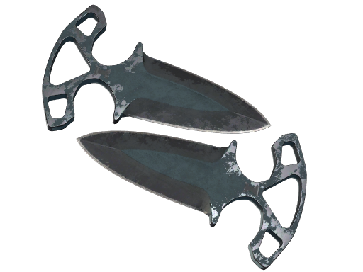 Shadow Daggers | Night закаленное в боях для CS2