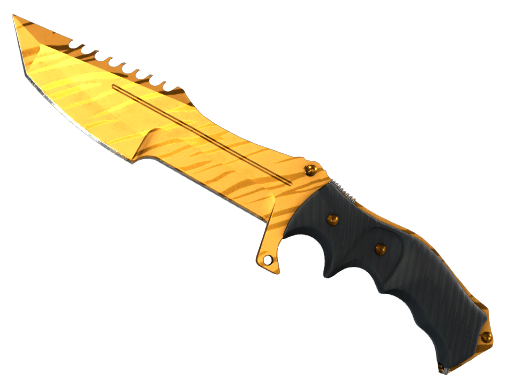 Huntsman Knife | Tiger Tooth немного поношенное для CS2