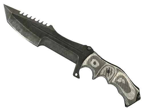 Huntsman Knife | Black Laminate закаленное в боях для CS2