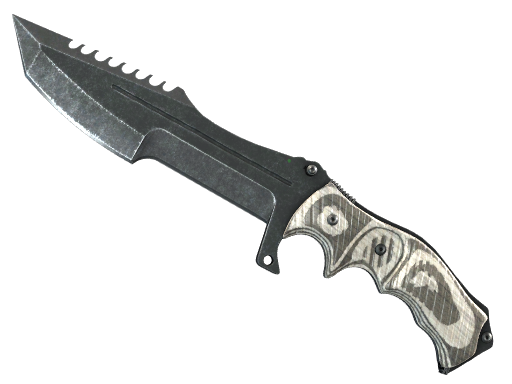 Huntsman Knife | Black Laminate немного поношенное для CS2
