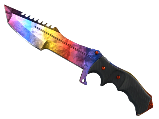 Huntsman Knife | Marble Fade немного поношенное для CS2