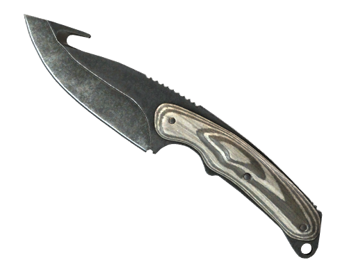 Gut Knife | Black Laminate после полевых испытаний для CS2