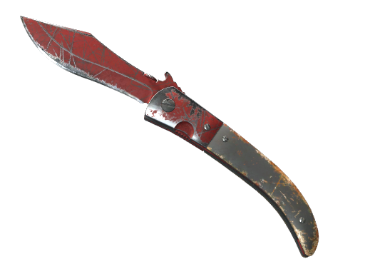 Navaja Knife | Crimson Web закаленное в боях для CS2