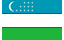 Флаг страны Узбекистана