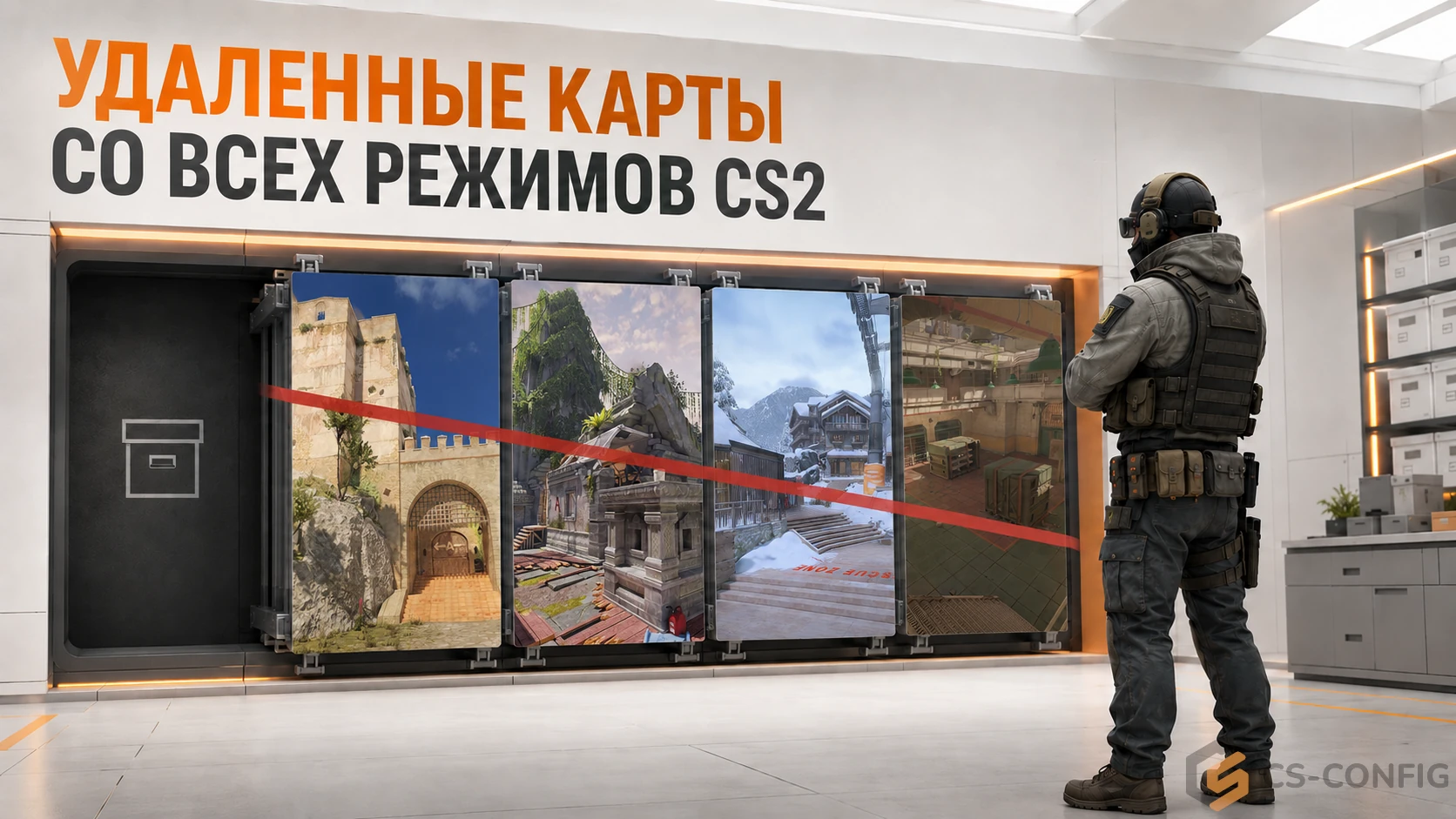 Удаленные карты со всех режимов CS2