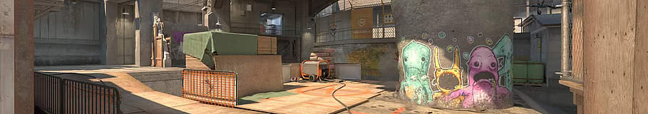 Прицел em0k1d на карте Overpass в CS2